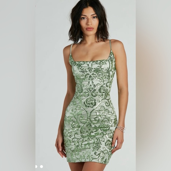 Windsor Laurita Lace-Up Sequin Satin - Picture 1 of 8